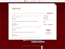 Tablet Screenshot of apetycik.blox.pl