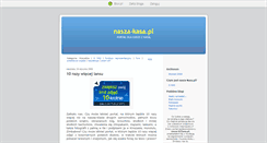 Desktop Screenshot of naszakasa.blox.pl
