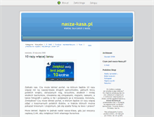 Tablet Screenshot of naszakasa.blox.pl