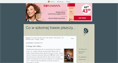 Desktop Screenshot of basiacwierz.blox.pl