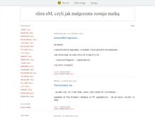 Tablet Screenshot of mamosfera.blox.pl
