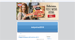 Desktop Screenshot of antywirus2010.blox.pl