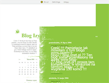 Tablet Screenshot of blogizy.blox.pl