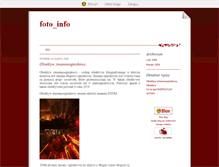 Tablet Screenshot of fotoinfo.blox.pl