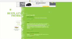 Desktop Screenshot of bezplatneprobki.blox.pl