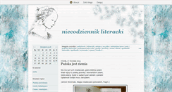 Desktop Screenshot of niecodziennikliteracki.blox.pl