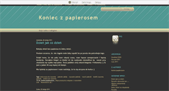 Desktop Screenshot of konieczpapierosem.blox.pl