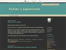 Tablet Screenshot of konieczpapierosem.blox.pl