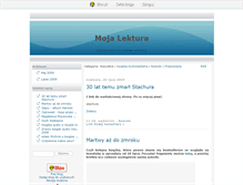 Tablet Screenshot of mojalektura.blox.pl