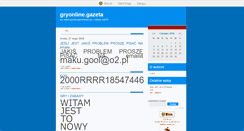 Desktop Screenshot of gryizabawykub70.blox.pl