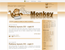 Tablet Screenshot of cssmonkey.blox.pl