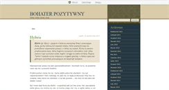 Desktop Screenshot of bohaterpozytywny.blox.pl
