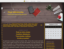 Tablet Screenshot of mojabiblioteczka.blox.pl