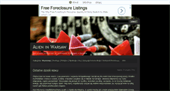 Desktop Screenshot of alieninwarsaw.blox.pl
