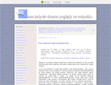 Tablet Screenshot of jedyniesluszne.blox.pl