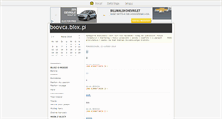 Desktop Screenshot of boovca.blox.pl