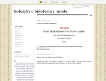 Tablet Screenshot of modnydesign.blox.pl