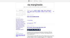 Desktop Screenshot of namarginesie.blox.pl