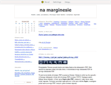 Tablet Screenshot of namarginesie.blox.pl