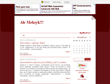 Tablet Screenshot of alemeksyk.blox.pl