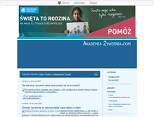 Tablet Screenshot of akademiazywienia.blox.pl