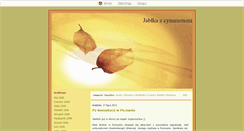 Desktop Screenshot of jablkazcynamonem.blox.pl