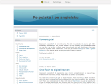 Tablet Screenshot of bliskoidaleko.blox.pl