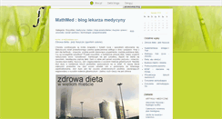 Desktop Screenshot of mathmed.blox.pl
