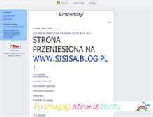 Tablet Screenshot of emblematy.blox.pl