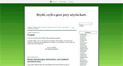 Desktop Screenshot of brydz.blox.pl