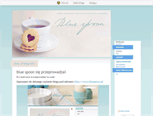 Tablet Screenshot of bluespoon.blox.pl
