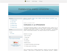 Tablet Screenshot of dietetyczniezanczysmacznie.blox.pl