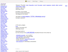 Tablet Screenshot of ilikedesign.blox.pl