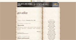 Desktop Screenshot of 40stka.blox.pl