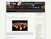 Tablet Screenshot of legendymiejskie.blox.pl
