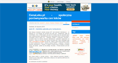 Desktop Screenshot of cenaleku.blox.pl