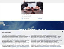 Tablet Screenshot of koraliczekblus.blox.pl