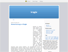 Tablet Screenshot of kregle.blox.pl