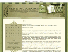 Tablet Screenshot of leksykonogrodnika.blox.pl