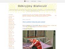 Tablet Screenshot of odkryjmybialorus.blox.pl