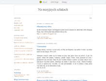 Tablet Screenshot of misyjnie.blox.pl