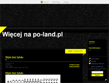 Tablet Screenshot of 01wiecejnapolandpl.blox.pl