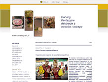 Tablet Screenshot of fruitcarving.blox.pl