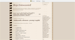 Desktop Screenshot of mojegotowaniee.blox.pl