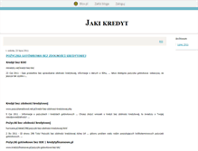 Tablet Screenshot of jakikredyt.blox.pl