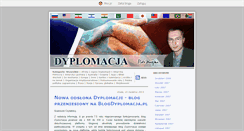 Desktop Screenshot of dyplomacjafm.blox.pl