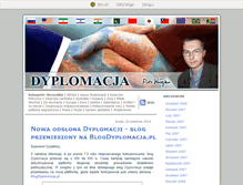 Tablet Screenshot of dyplomacjafm.blox.pl