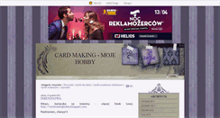 Desktop Screenshot of cardmakinghobby.blox.pl