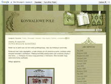 Tablet Screenshot of konwaliowepole.blox.pl