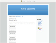 Tablet Screenshot of meblekuchenne.blox.pl